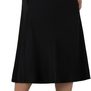 Women's Midi Length Skorts Skirts with Pockets Modest Skirts 28" Long Knee Lengt